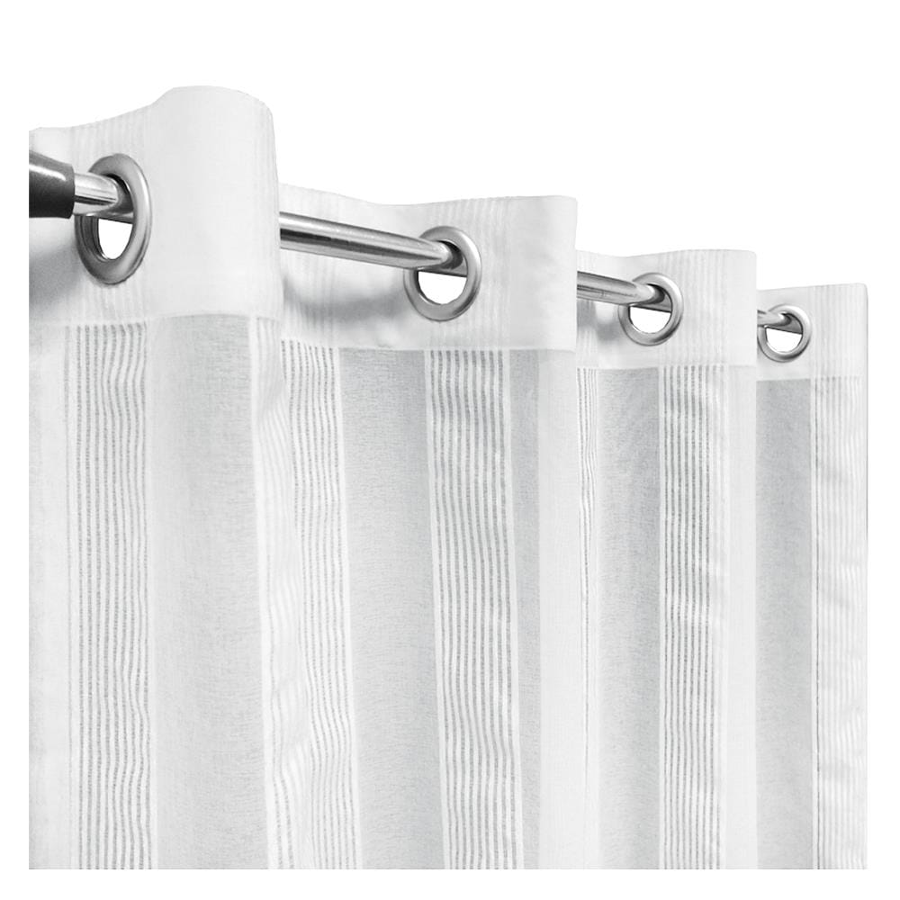 ผ้าม่านโปร่ง EYELET สั่งตัด HOME LIVING STYLE TEMPO สีขาว
