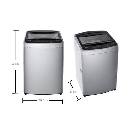 เครื่องซักผ้าฝาบน LG T2517VBTM 17 กก. อินเวอร์เตอร์ สีเทา_5