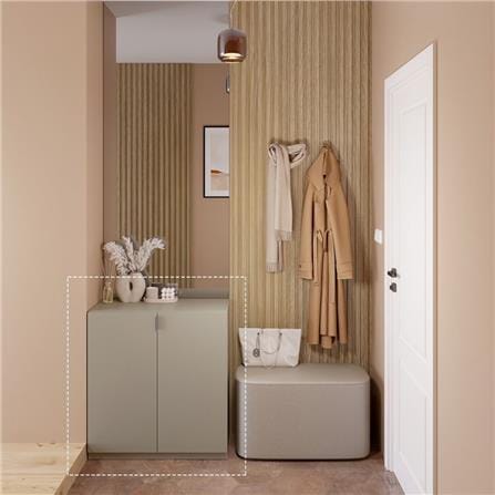 ตู้วางรองเท้า SB FURNITURE MODIO 19240624 80 ซม. สีครีม_5