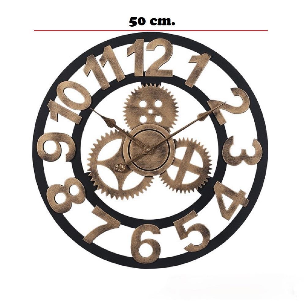 นาฬิกาแขวน INTERY C1038C012_11 19.68 นิ้ว สีทอง/ดำ
