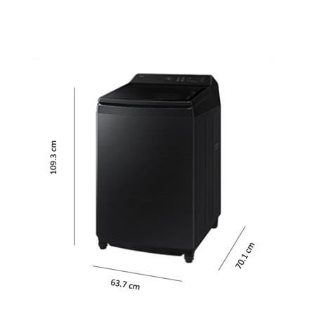 เครื่องซักผ้าฝาบน SAMSUNG WA80F21S8BST 21กก. อินเวอร์เตอร์ สีดำคาเวียร์_5