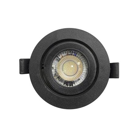ดาวน์ไลท์ LED RACER HG ADJUST 3 นิ้ว 5 วัตต์ DAYLIGHT/COOL WHITE/WARM WHITE สีดำ_0