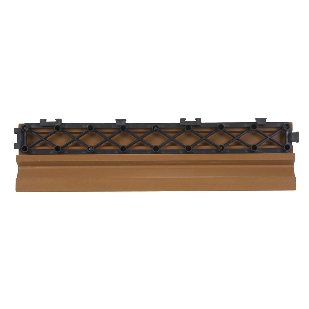 ตัวจบทางเท้า WPC ลายตรง SPRING 30x7.5 ซม. สีน้ำตาล