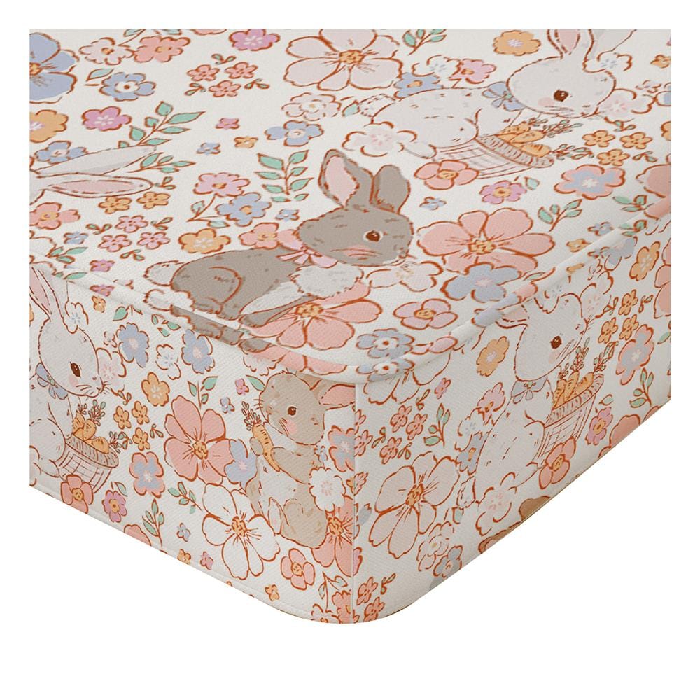 ที่นอนปิกนิก LEILALYNN RABBITS GARDEN 114x200 ซม. สี WHITE