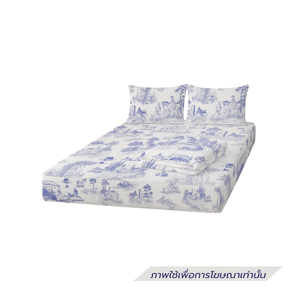 ที่นอนปิกนิก LEILALYNN PRINCEES GARDEN 152x200 ซม. สี WHITE