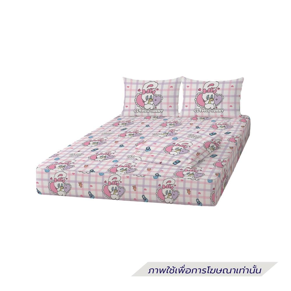 ที่นอนปิกนิก LEILALYNN ESTHER BUNNY 114x200 ซม. สี PINK/PURPLE