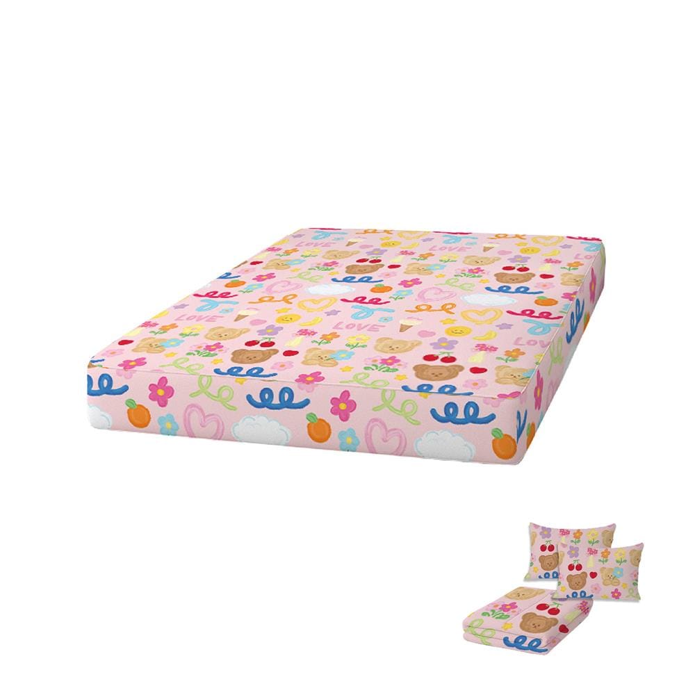 ที่นอนปิกนิก LEILALYNN BLOOMING BEAR 152x200 ซม. สี PINK