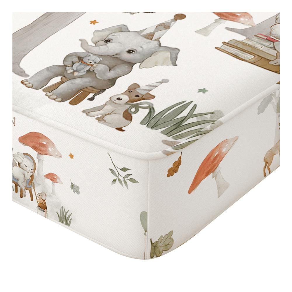 ที่นอนปิกนิก LEILALYNN SAFARI FESTIVAL 114x200 ซม. สี WHITE