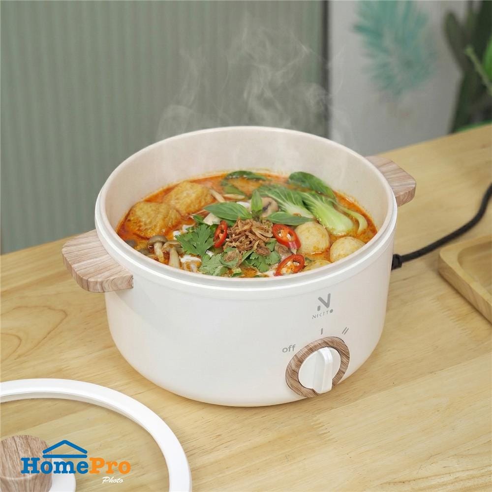 หม้ออเนกประสงค์ NIKITO NK-ETP01 สีขาว 1.5 ลิตร