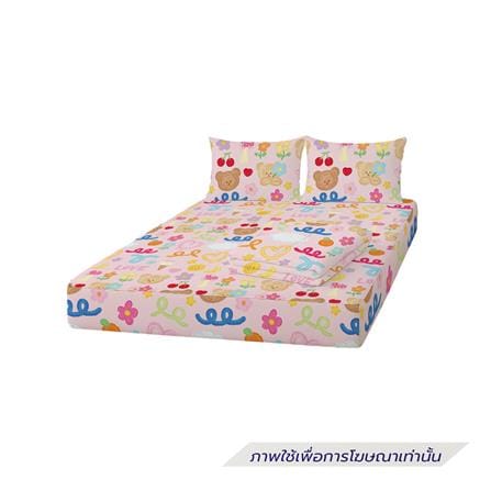 ที่นอนปิกนิก LEILALYNN BLOOMING BEAR 114x200 ซม. สี PINK_2