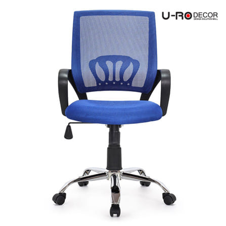 เก้าอี้สำนักงาน U-RO DECOR MOON สีน้ำเงิน_1