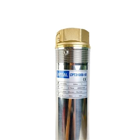 ปั๊มบาดาล บ่อ 3 นิ้ว CAPITAL CPT31008-15 750 วัตต์_6