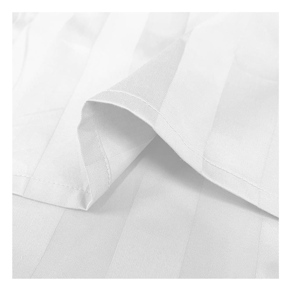 ปลอกผ้านวม PICASSO CT STRIPE 630TC 90x100 นิ้ว สี WHITE
