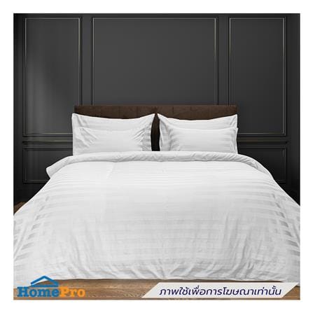 ปลอกผ้านวม PICASSO CT STRIPE 630TC 90x100 นิ้ว สี WHITE_5