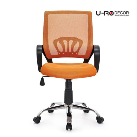 เก้าอี้สำนักงาน U-RO DECOR MOON สีส้ม_1