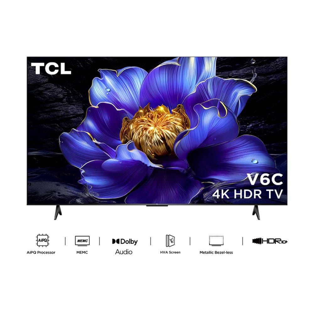 ทีวีแอลอีดี 75 นิ้ว TCL (4K, LED, GOOGLE TV) 75V6C