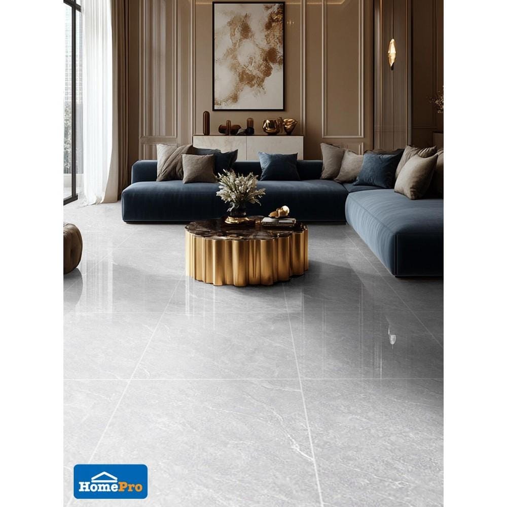 กระเบื้องพื้น 60x60 ซม. COTTO เวโรน่า ขาว (POL) PM 1.44 ตร.ม.