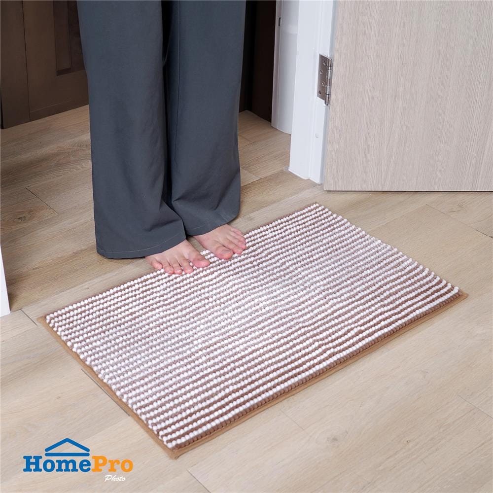 พรม HOME LIVING STYLE SERENE 45X70 ซม. สีน้ำตาลเข้ม