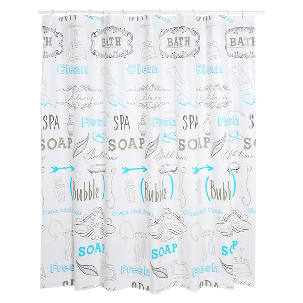 ม่านห้องน้ำ PEVA WSP SCP-18/U8076 180X180 ซม.