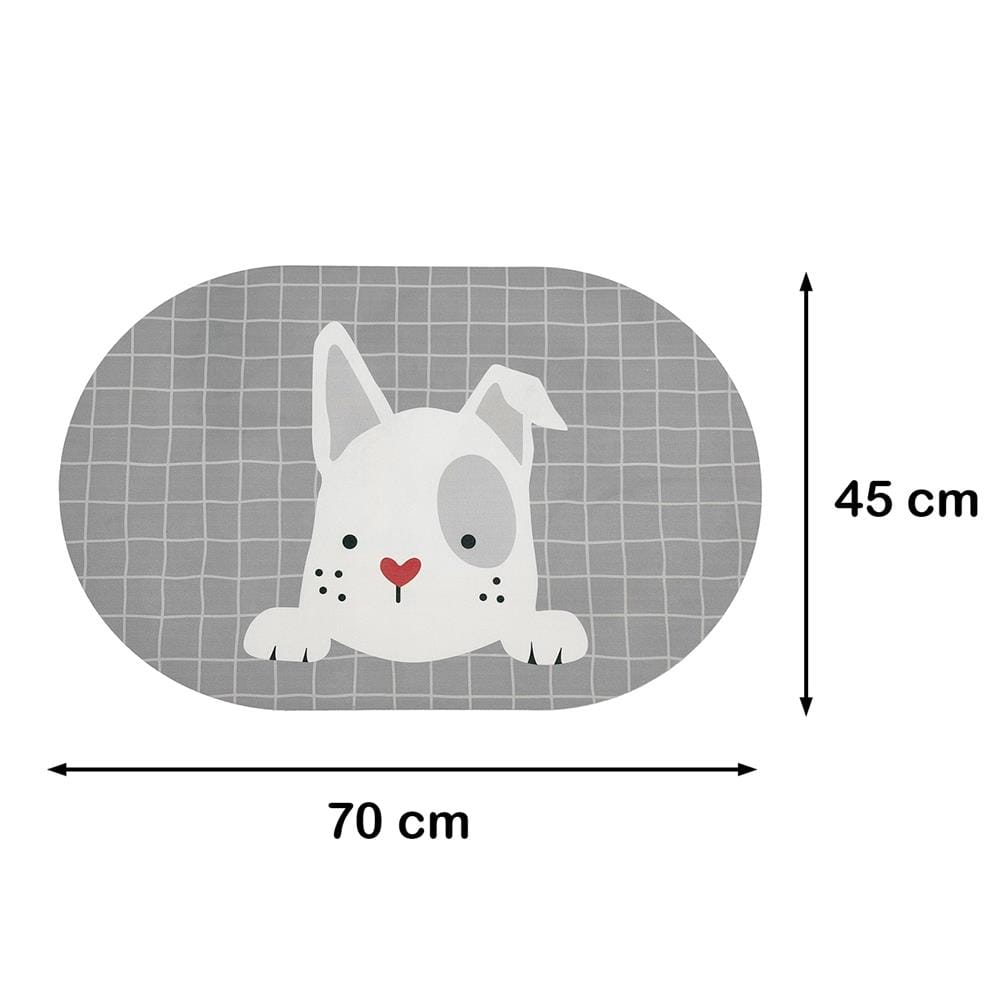 พรมพียู HOME LIVING STYLE BUDDY 45x70 ซม. สีเทา