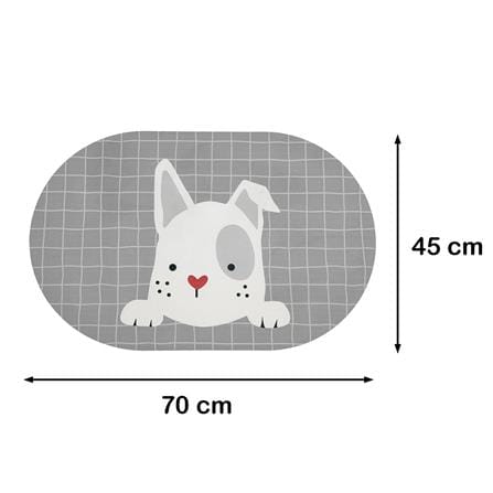 พรมพียู HOME LIVING STYLE BUDDY 45x70 ซม. สีเทา_6