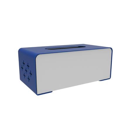 กล่องทิชชู่เหล็กแบบแผ่น SPACEMAKER สีน้ำเงิน_2