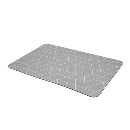 พรมพียู HOME LIVING STYLE LUCA 45x70 ซม. สีเทา_4