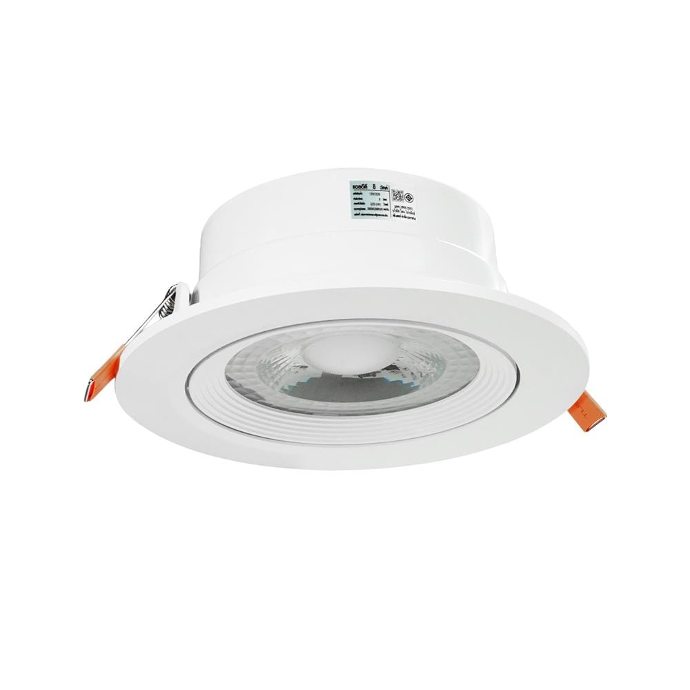 ดาวน์ไลท์ LED CARINI LCS4750E-8 5.7 นิ้ว 8 วัตต์ DAYLIGHT/COOL WHITE/WARM WHITE สีขาว