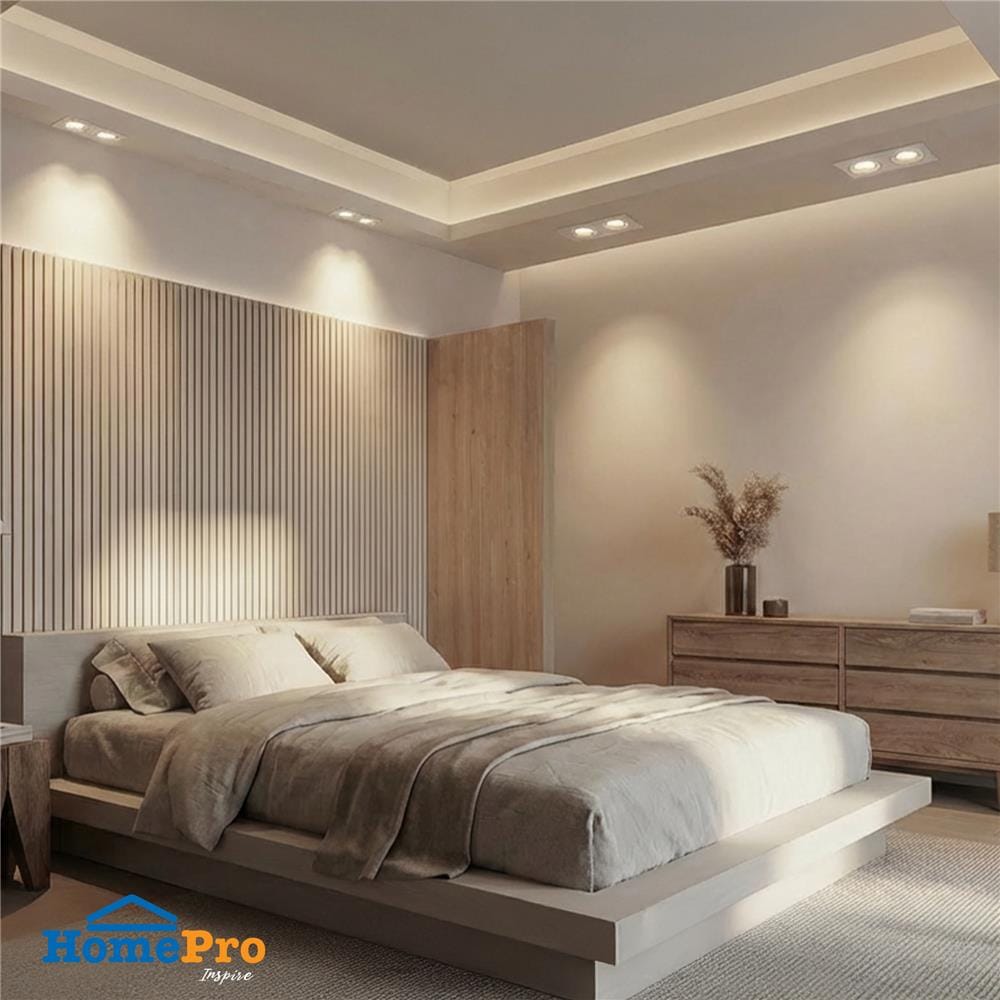 ดาวน์ไลท์ CARINI CS104S-2 7 นิ้ว สีขาว เหลี่ยม