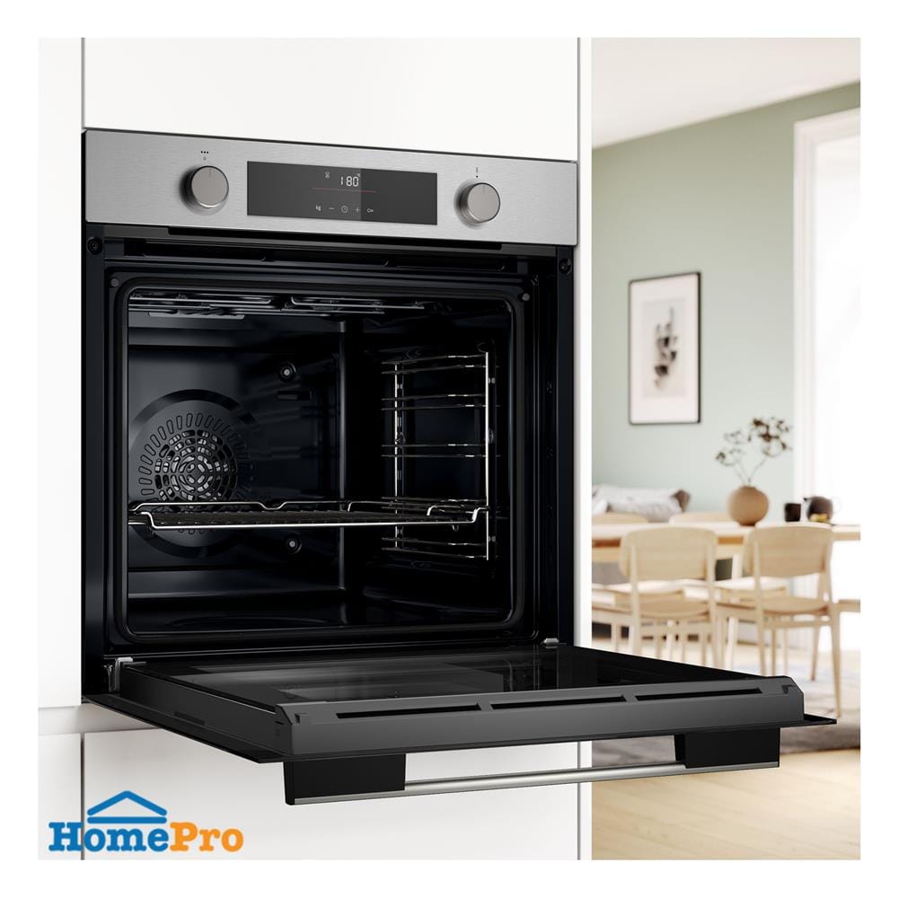 เตาอบฝังดิจิตอล BOSCH HJA715BR0K สีเงิน