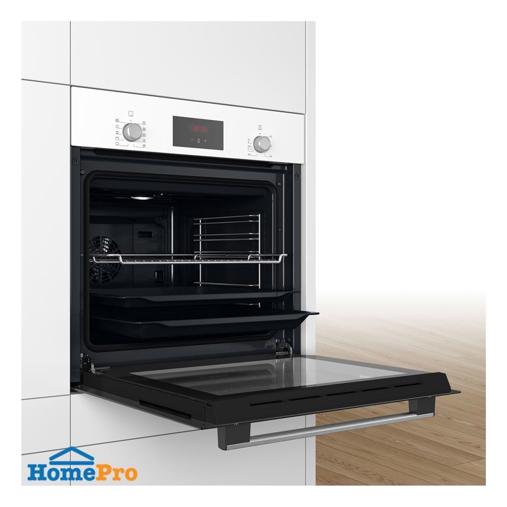 เตาอบฝังดิจิตอล BOSCH HBF512BW1T สีขาว
