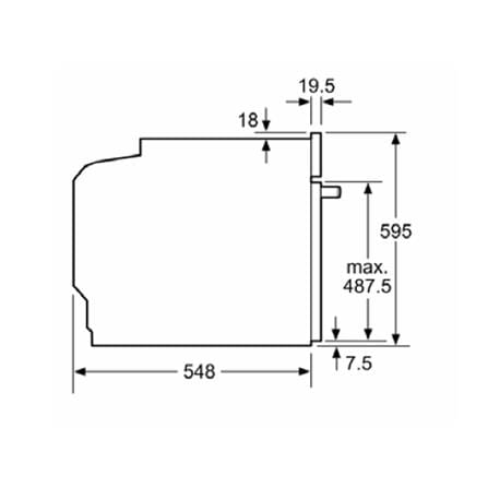 เตาอบฝังดิจิตอล BOSCH HJA715BN0K สีเทา_8