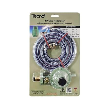 หัวปรับแก๊สแรงดันต่ำเซฟตี้ พร้อมสายแก๊ส TECNOPLUS R326S_2