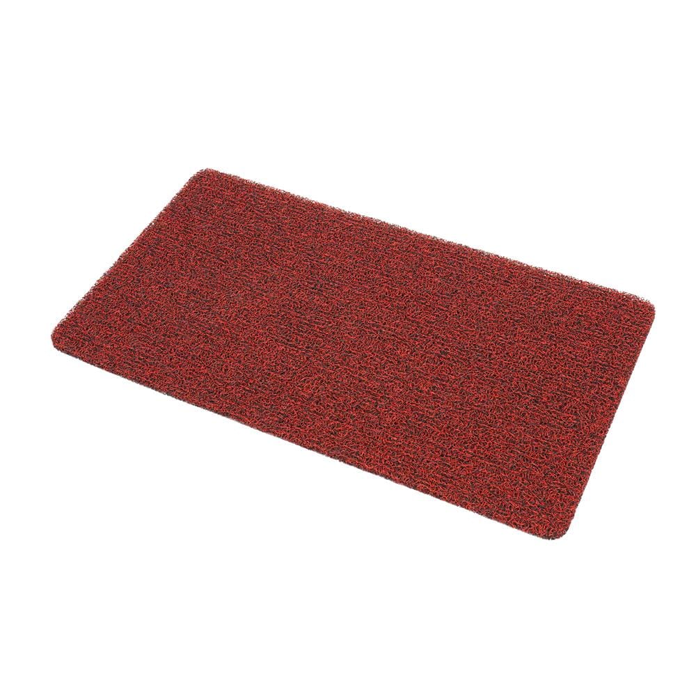 พรมเช็ดเท้าดักฝุ่น HOME LIVING STYLE MATTY 43X75 ซม. สีแดง/ดำ