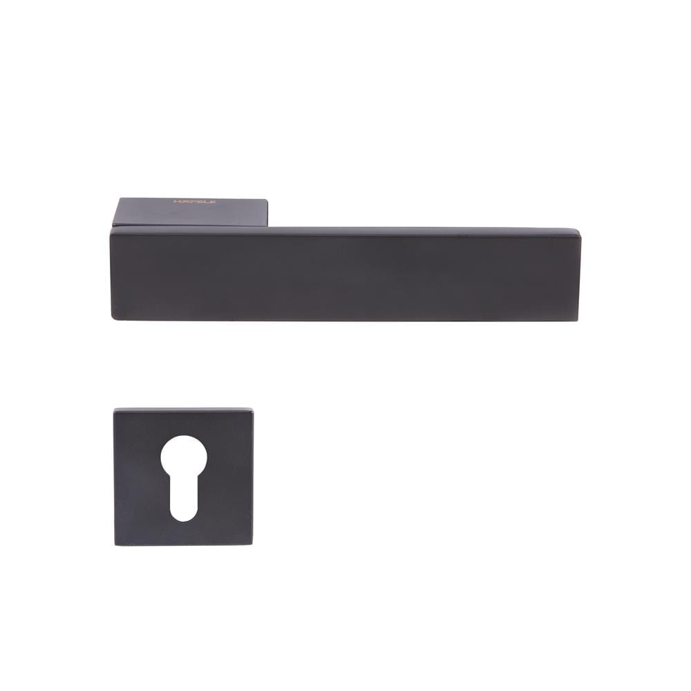 มือจับก้านโยกห้องน้ำ MORTISE HAFELE 489.11.053 สีดำ