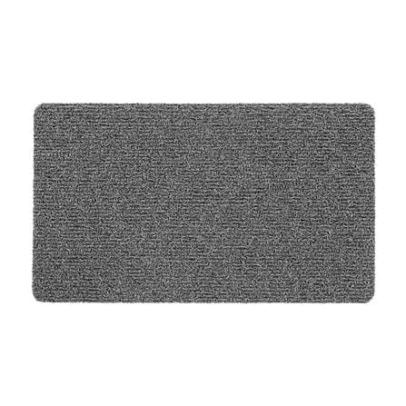 พรมเช็ดเท้าดักฝุ่น HOME LIVING STYLE MATTY 43X75 ซม. สีเทา/ดำ