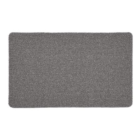 พรมเช็ดเท้าดักฝุ่น HOME LIVING STYLE MATTY 43X75 ซม. สีเทา/ดำ_4
