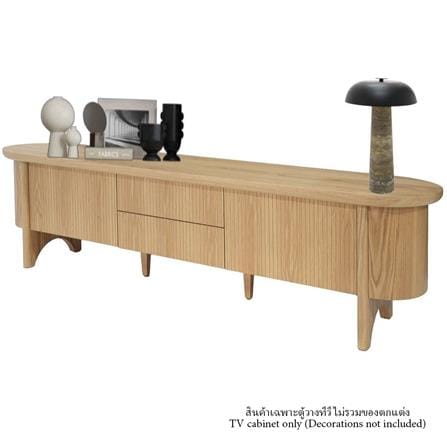 ตู้วางทีวี SB FURNITURE WASIAN 19235660 240 ซม. สีโอ๊ค_0