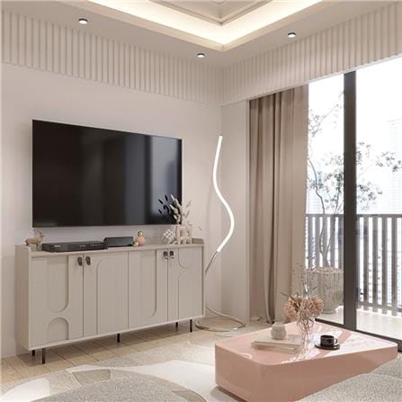ตู้วางทีวี SB FURNITURE LAVIQUE 19240063 150 ซม. สีครีม_2