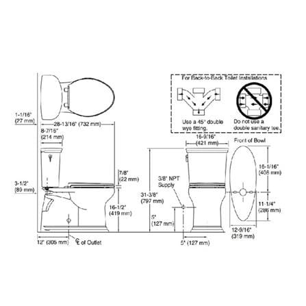 สุขภัณฑ์ 2 ชิ้น KOHLER K-46121X-S-0 4.8 ลิตร สีขาว_3