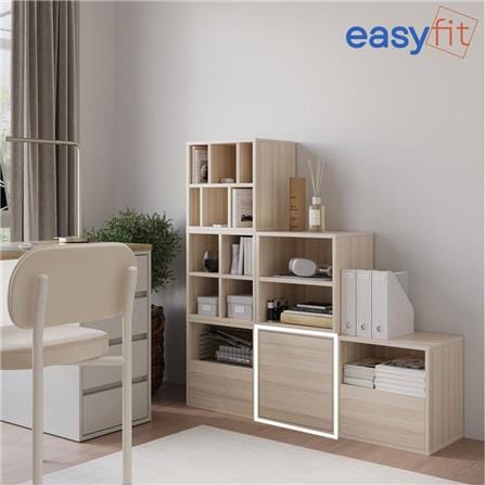 ตู้เตี้ยบานเปิด SB FURNITURE EASYFIT 19240072 39 ซม. สีแคนยอนโอ๊ค_3