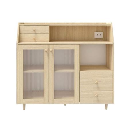 ตู้เตี้ยบานผสม SB FURNITURE MIZU 19215939 120 ซม. สีไม้อ่อน_0