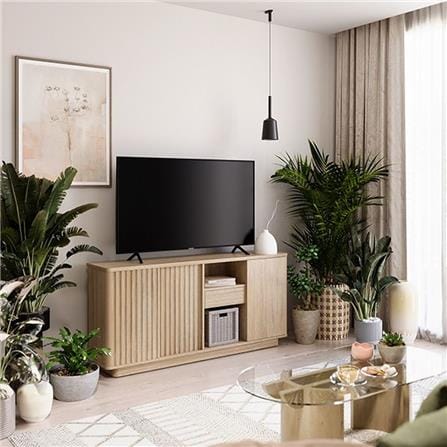 ตู้เตี้ยบานผสม SB FURNITURE VALLEY 19240062 160 ซม. สีน้ำตาล_2