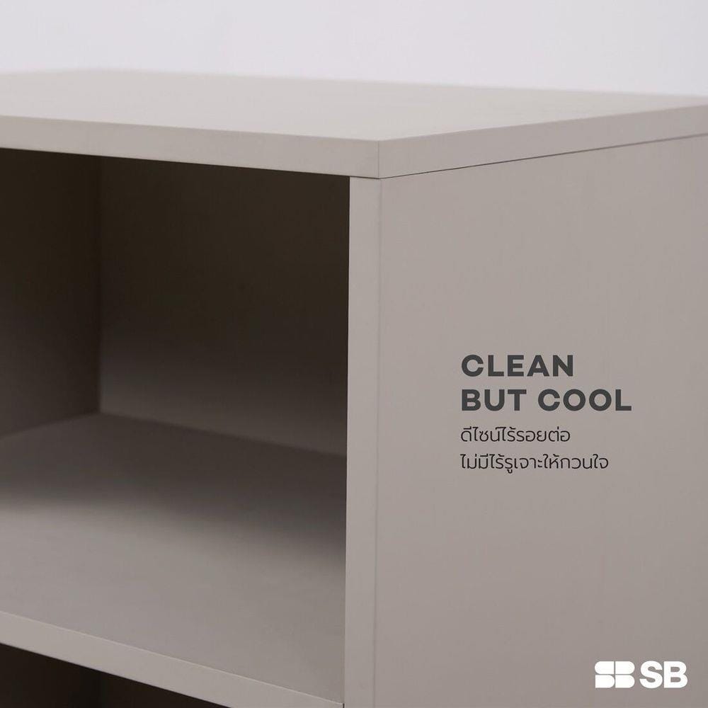 ตู้เตี้ย SB FURNITURE VENTO 19240065 39 ซม. สีครีม