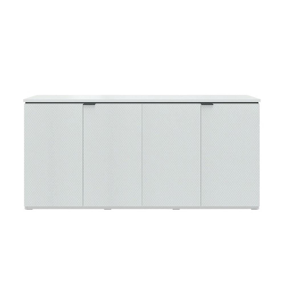 ตู้เตี้ยบานเปิด SB FURNITURE KEITH 19239996 160 ซม. สีขาว