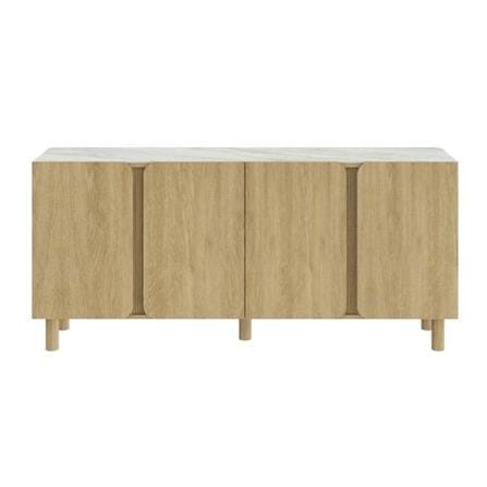 ตู้เตี้ยบานเปิด SB FURNITURE SKIFT 19240774 160 ซม. สีไม้อ่อน_1