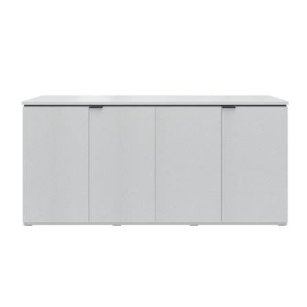 ตู้เตี้ยบานเปิด SB FURNITURE KEITH 19238504 160 ซม. สีขาว_1