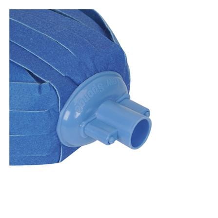 หัวม็อบผ้าชามัวร์หัวจุก NEW SPONGE 5 นิ้ว สีฟ้า_3
