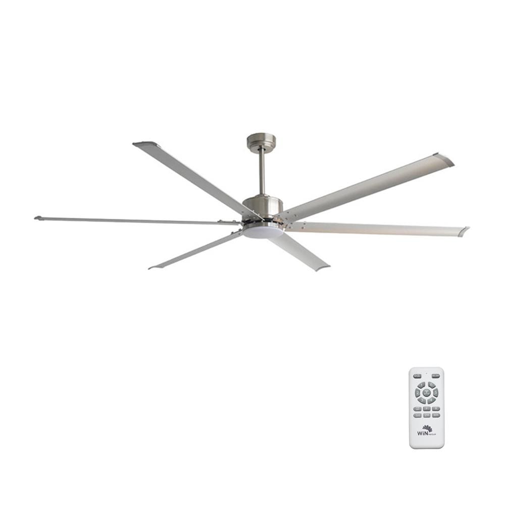 พัดลมโคมไฟ LED WINFAVOUR WFDC60/DC47(BN) 60 นิ้ว 24 วัตต์ DAYLIGHT/COOL WHITE/WARM WHITE สีเงิน