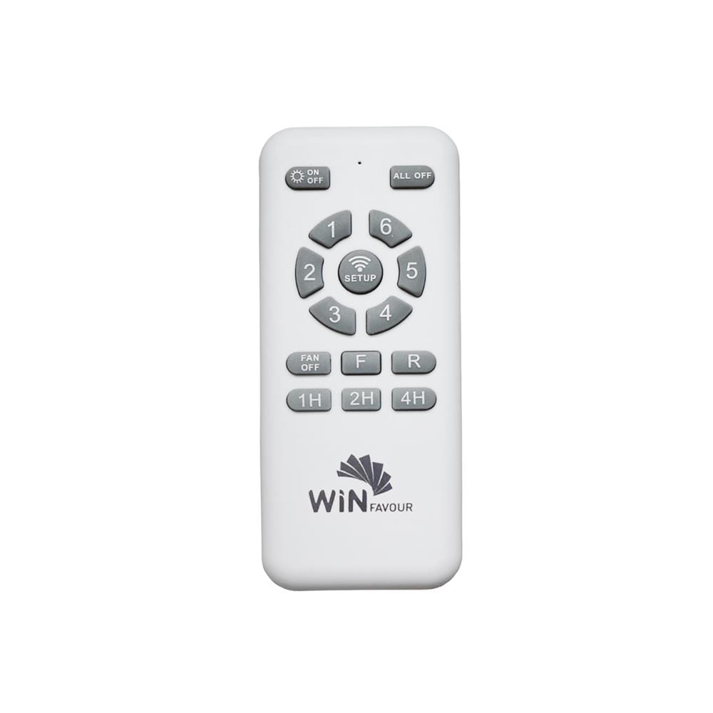 พัดลมโคมไฟ LED WINFAVOUR WFDC60/DC47(BN) 60 นิ้ว 24 วัตต์ DAYLIGHT/COOL WHITE/WARM WHITE สีเงิน